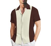 Maglietta a righe per gli uomini 2025 Top da allenamento da uomo alla moda 3D con stampa digitale a righe cuciture estive a maniche corte Plus Size Camicia casual colletto pagliaccetto, Rosso, L