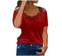 Maglietta a tunica estiva da donna, a maniche corte, alla moda, con scollo a V, con stampa floreale a farfalla, con lacci, slim fit, taglie S-5XL