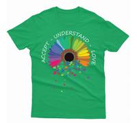 Maglietta Accept Understand Love Autism Awareness Day Promoting Love...