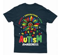 Maglietta Accept Understand Love Autism Awareness Day Promoting Love...