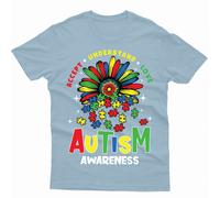 Maglietta Accept Understand Love Autism Awareness Day Promoting Love...