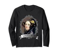 Maglietta ADA Lovelace con Ritratto matematico Maglia a Manica