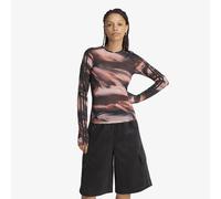 Adidas Originals Graphic Mesh Long Sleeve T-shirt Marrone S Donna
