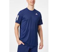 Adidas Club 3 Stripes Short Sleeve T-shirt Blu L Uomo