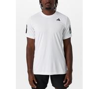 Adidas Club 3 Stripes Short Sleeve T-shirt Bianco S Uomo