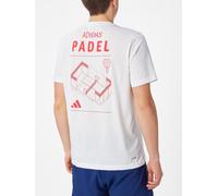 Adidas Padel Category Graphic Short Sleeve T-shirt Bianco 2XL Uomo