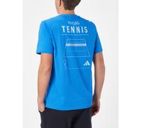 Adidas T-shirt Tennis Category Graphic manica corta Blu XL Uomo