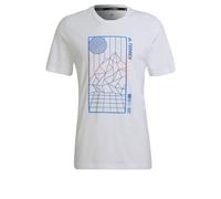 Maglietta adidas Terrex Mountain Fun Graphic Blanc M