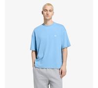 Maglietta adidas Trefoil Essentials Melange Loose Cropped TEE Light Blue Mel XXL