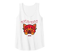 Maglietta Aggretsuko Metal Head Canotta, Donna, Bianco, XL