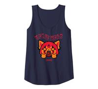 Maglietta Aggretsuko Metal Head Canotta, Donna, Navy, L