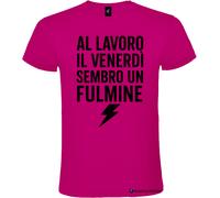 Maglietta Al Lavoro Il Venerdì Sembro un Fulmine - Divertente e Ironica by It...