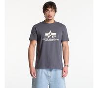 Maglietta Alpha Industries Basic T-Shirt Grey Black XL