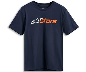 Maglietta Alpinestars Blaze 2.0 CSF blu-bianco-arancione 2XL