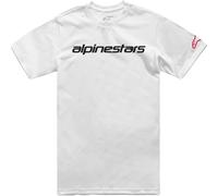 Alpinestars Linear Wordmark 2.0 Maglietta, Bianco, Taglia XXL