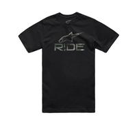 Maglietta Alpinestars Ride 4.0 Camo CSF nera XL