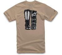 maglietta alpinestars victory roots marrone S