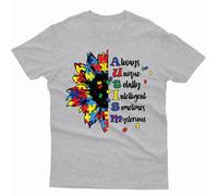 Maglietta Always Unique Autism Awareness Day Promoting Love and Acceptance #AD