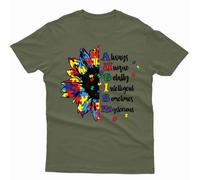 Maglietta Always Unique Autism Awareness Day Promoting Love and Acceptance #AD