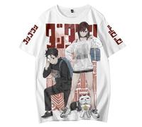 Maglietta anime Ayase Momo/Okarun/Takakakura Ken/Turbo Granny Anime Top Stampa 3D Unisex Manica Corta Manga T-Shirt Per Uomo Donna, Modello 07, 3XL