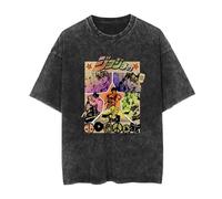 Maglietta Anime JoJo's Bizarre Adventure Kujo Jotaro T-Shirt Dio Brando T-Shirt Jonathan Joestar T-Shirt Kujo Jolyne Estate Harajuku Largo Retro per Uomini e Donne
