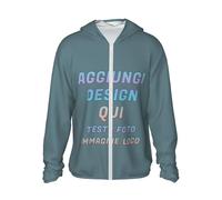 Maglietta Anti-UV UPF 50+ Uomopersonalizzata - Aggiungi Foto, Testo o Nome. Personalizzate Abbigliamento Anti UV da Donna Divertente Uomo, Ideale per Escursioni, Bici o Corsa.3XL