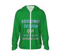 Maglietta Anti-UV UPF 50+ Uomopersonalizzata - Aggiungi Foto, Testo o Nome. Personalizzate Abbigliamento Anti UV da Donna Divertente Uomo, Ideale per Escursioni, Bici o Corsa. M