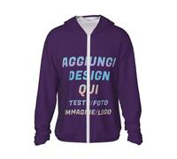 Maglietta Anti-UV UPF 50+ Uomopersonalizzata - Aggiungi Foto, Testo o Nome. Personalizzate Abbigliamento Anti UV da Donna Divertente Uomo, Ideale per Escursioni, Bici o Corsa. S