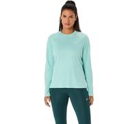 Maglietta Asics Road Lite-Show a Maniche Lunghe Verde Donna, Taglia L