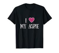 Maglietta Asperger's Awareness - I Love My Aspie Tee Maglietta