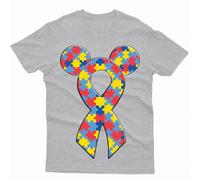 Maglietta Autism Ribbon Awareness Day Promoting Love and Acceptance #AD
