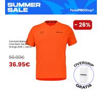 Maglietta Babolat Crew Collo Tee Red Orange 2026J.Lebron 2XL