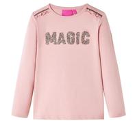 Maglietta Bambini a Maniche Lunghe Rosa Chiaro 104