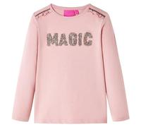 Maglietta Bambini a Maniche Lunghe Rosa Chiaro 116