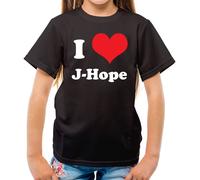Maglietta Bambini I Love J-Hope K-Pop Tour Gig Music Dynamite