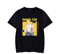 Maglietta Banana Fish Anime T-Shirt Stampata Ash Lynx Maglietta a Maniche Corte per Uomo Donna