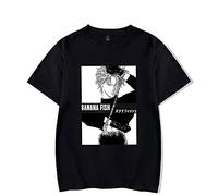 Maglietta Banana Fish Anime T-Shirt Stampata Ash Lynx Maglietta a Maniche Corte per Uomo Donna