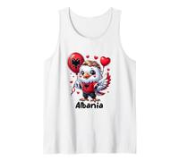 Maglietta Bandiera Albania, mappe Albanesi, Albania Camicie per Bambini Canotta
