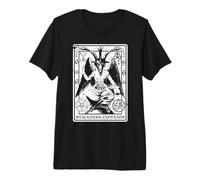 Maglietta Baphomet | Satanic Dark Art Evil 666 Maglietta Premium