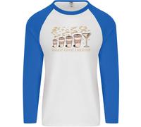 Maglietta Baseball L/S Uomo Evoluzione Caffè A Vino Settimanale