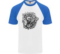 Maglietta Baseball S/S Da Uomo Deadly Tams Guitar Guitarist Rock Metal Punk