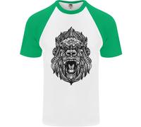 Maglietta Baseball S/S Da Uomo Mandala Art Ape