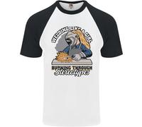 Maglietta Baseball S/S Divertente Per Saldatori 'Saldare Come Una Ragazza'