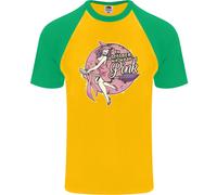 Maglietta Baseball S/S Halloween Uomo Per La Consapevolezza Del Cancro Al Seno