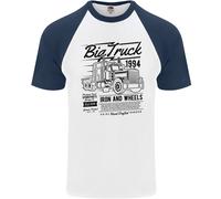 Maglietta Baseball S/S Per Uomo HGV Driver Big Truck Lorry