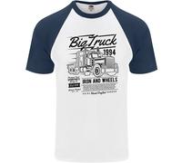 Maglietta Baseball S/S Per Uomo HGV Driver Big Truck Lorry