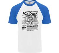 Maglietta Baseball S/S Per Uomo HGV Driver Big Truck Lorry