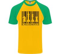 Maglietta Baseball S/S Uomo Chess Barcode Player