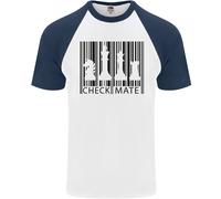 Maglietta Baseball S/S Uomo Chess Barcode Player