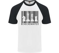 Maglietta Baseball S/S Uomo Chess Barcode Player
